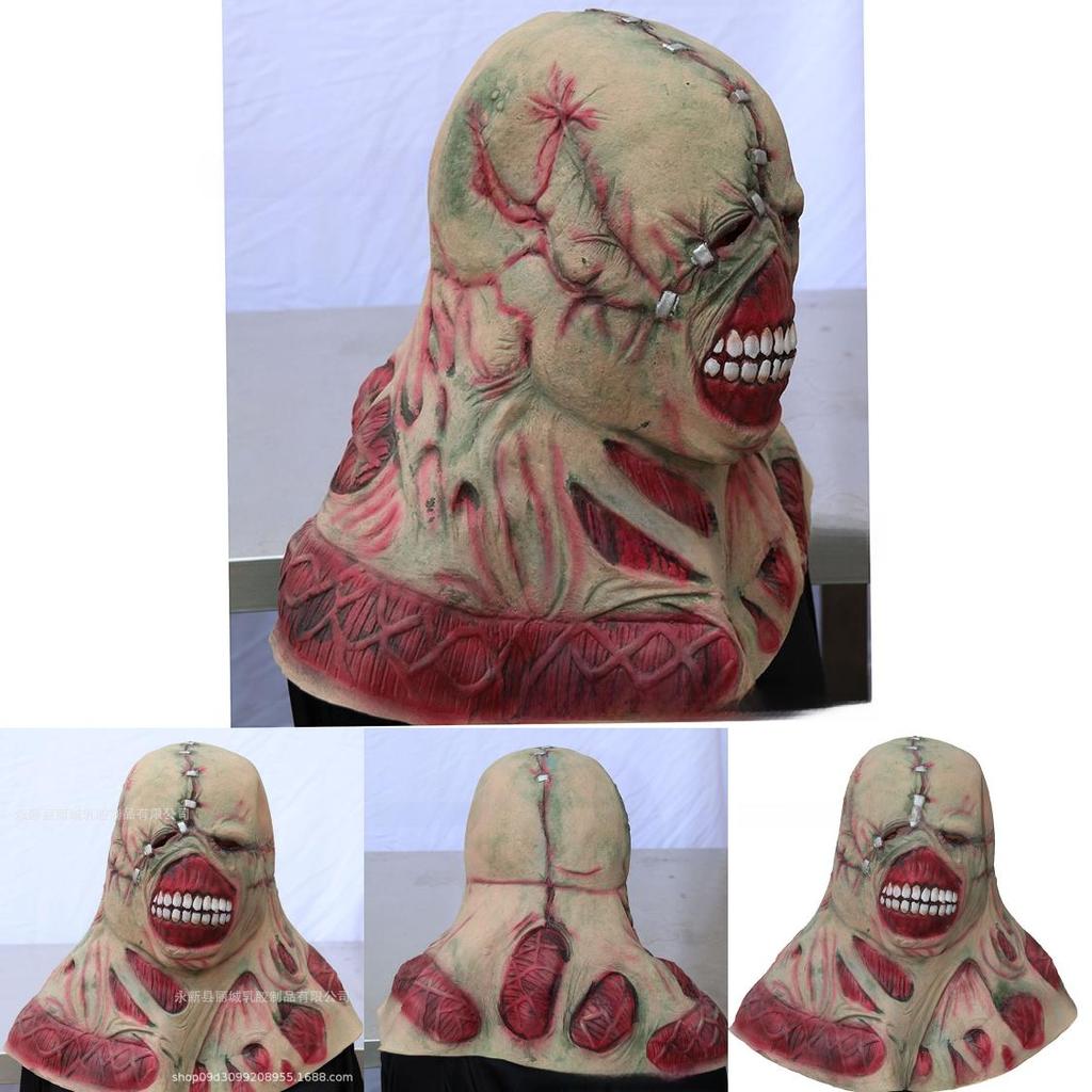 Horror Halloween Latex Mask For Adults With Creepy Zombie And Monster Design