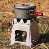 Wood Burning Camping Stove Folding Lightweight Wood Stove for Hiking Camping Picnic BBQ