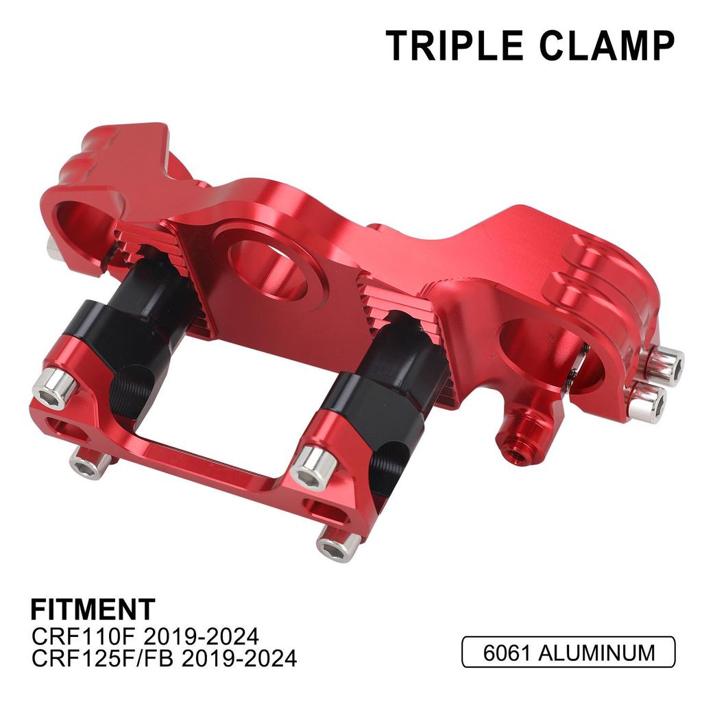 Aluminum Upper Triple Clamp Press Block for CRF110F and CRF125F/FB Off-Road Motorcycles