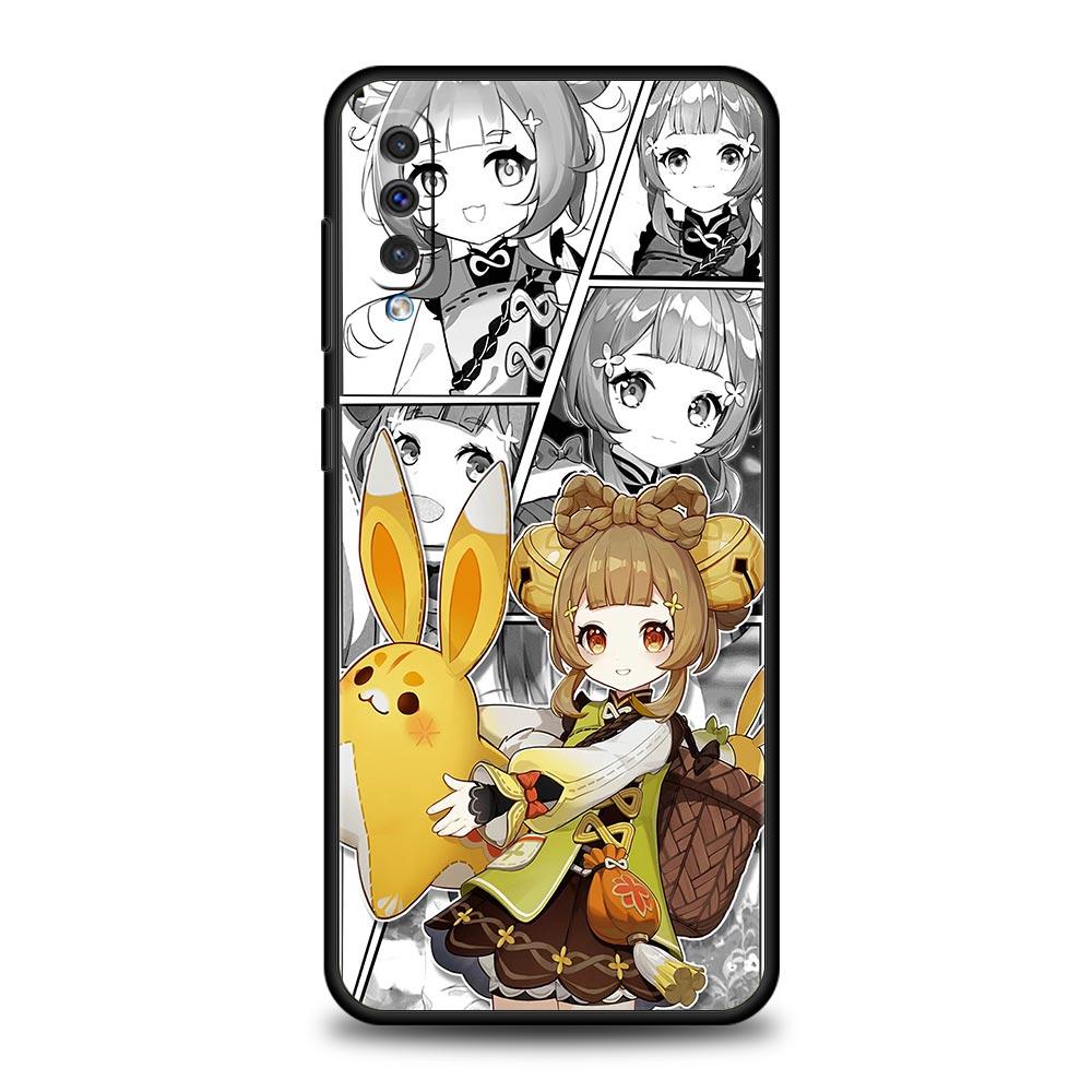 Pouzdro na telefon Genshin Impact pro Samsung Galaxy A54 A52 A14 A50 A70 A10 A30 A40 A20S A20E A02S A12 A22 A34 A42 A32 5G A04s Kryt