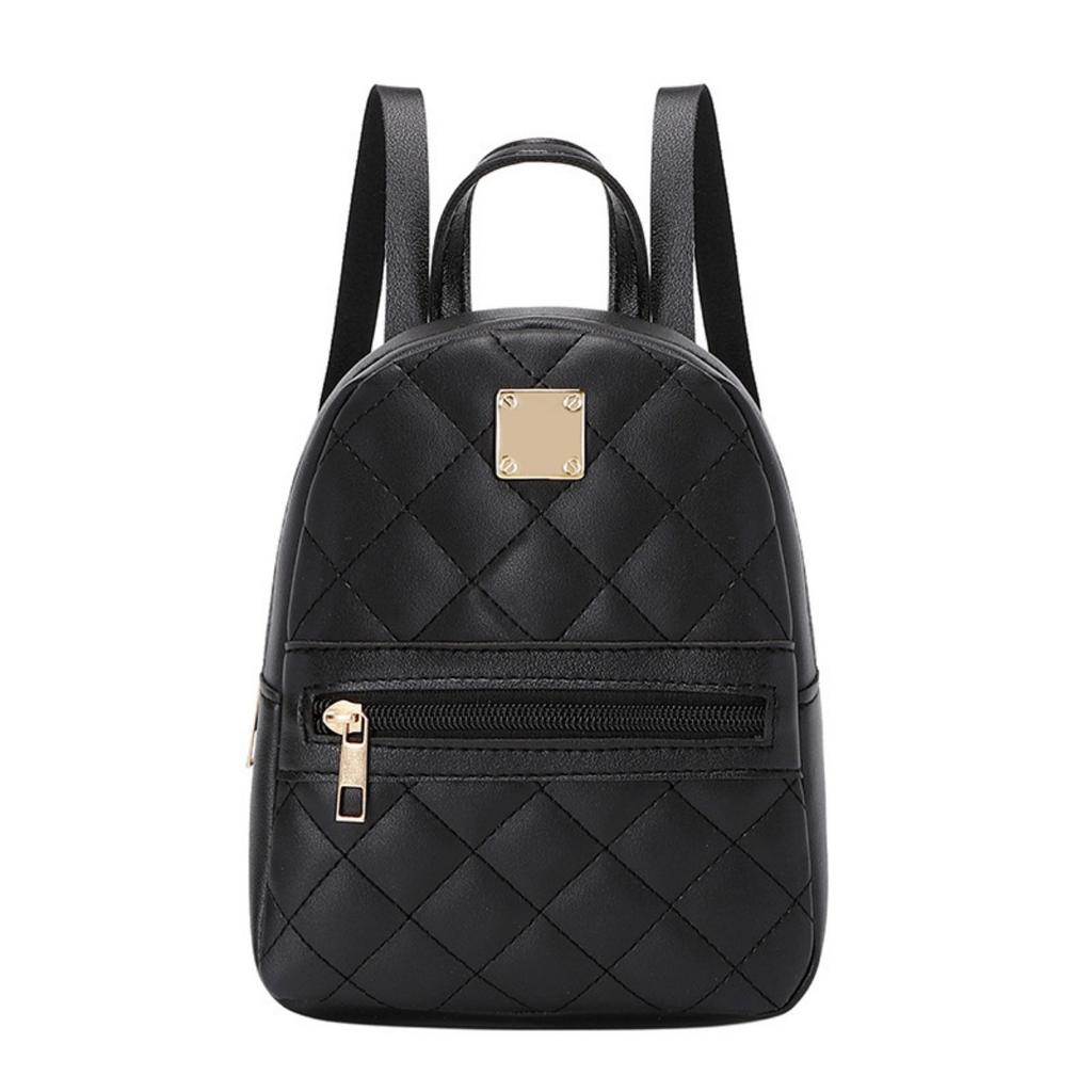 Zaino Donna Monocolore - Leggero con Spallacci Regolabili, Borsa da Viaggio, Grande Capacità Adatta a Vari Abbigliamenti, Borsa a Tracolla