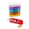 Weekly Pill Organizer Box Case Travel Medication Reminder Daily AM PM, Day Night 7 Compartments In Leather Carrying Case