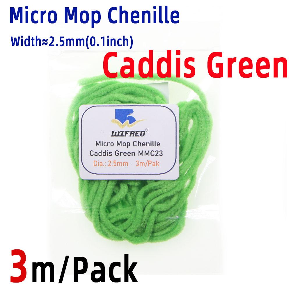 

3м/Упаковка Мікро Моп Синель Матеріал для В язання Мушок Вулі Баггер Стрімер Морська Каддіс Німфа Моп Мушки Форель Краппі Джиг Приманка