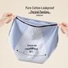 Plus Size Leak-Proof Menstrual Cotton Panties - Antibacterial, 200 Lbs Support, Aunt Sanitary Underwear for Women