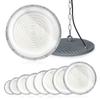 LED UFO High Bay Light 50W-600W AC85-265V Cold White Brightness IP66 Waterproof And Dustproof For Outdoor Garden Wall Industry
