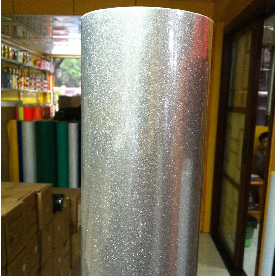 Fashion Car Styling High Glossy Diamond Pearl Glitter Pink Glossy Glitter Pearl Car Vinyl Sticker with Size: 12/30/50/60x100CM
