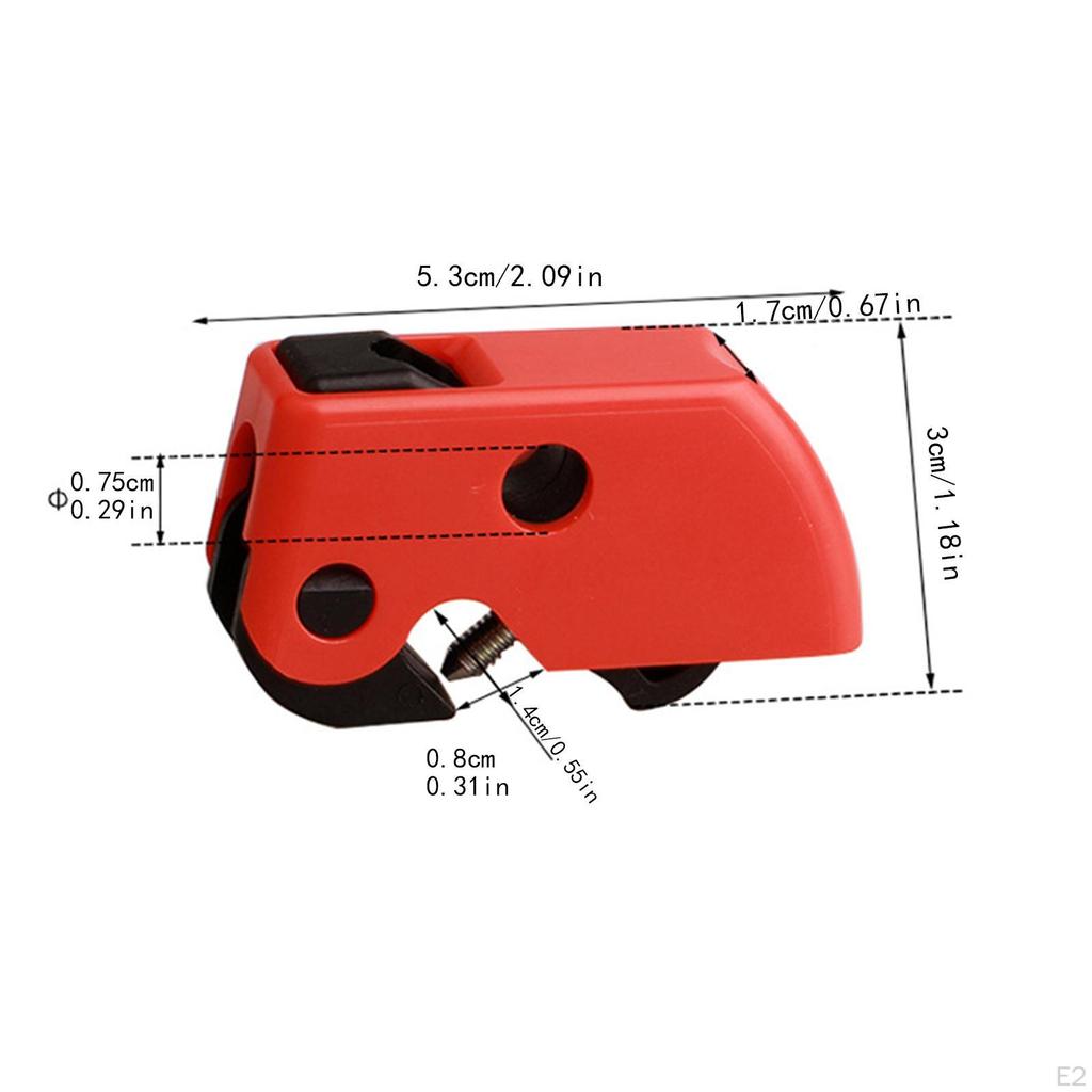 Leistungsschalter-Sperre Lockout-Vorrichtung, Stromkreis-Aus Zubehör Professionell Robust für