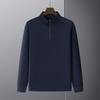 2025 Men's Half-Zip Double-Sided Fleece Sweatshirt - Warm Winter Long Sleeve Top for All Ages