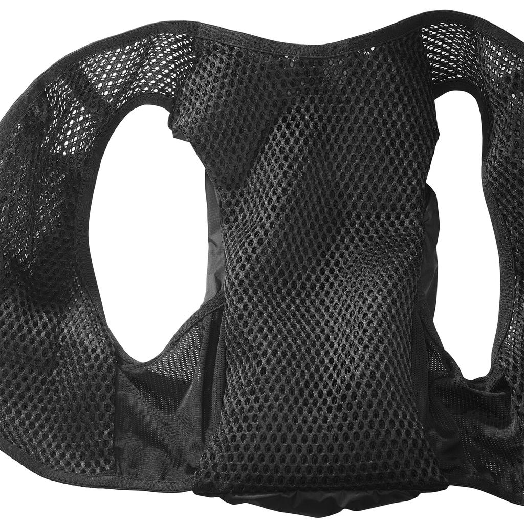 SALOMON ACTIVE SKIN 8 NO FLASKS Trail Running Hydration Vest LC2205100, Unisex, Black/Metal, Size S