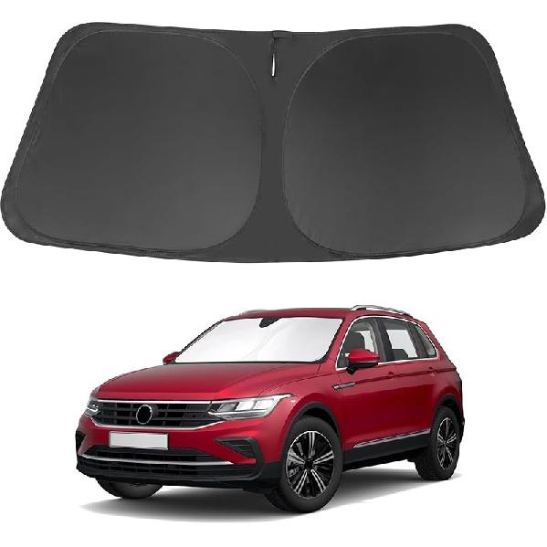 TINGLU Sun Shade For Tesla Model X Tesla X 2016-2024 2025 Accessories Windshield Sun Shade Window Shade UV Rays Protection Sun Visor Cover With