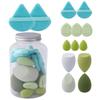 14-Piece Drift Bottle Makeup Sponge Set - Soft, Dual-Use for Dry & Wet Application