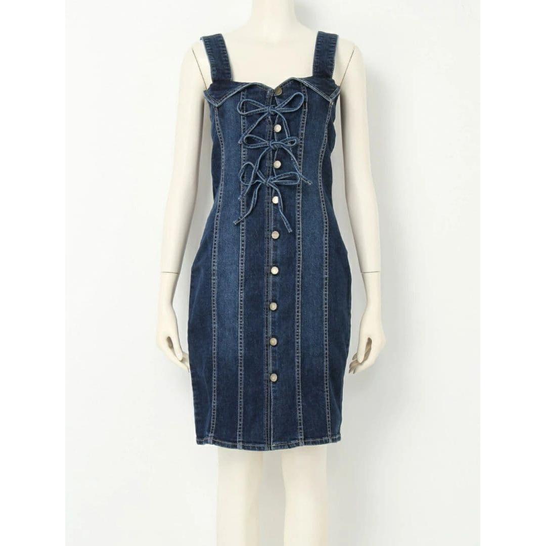 Unused Lily Brown Denim Dress