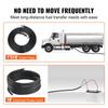 Fuel Transfer Pump, 12V DC 20 GPM 1/4 HP, Gasoline Extractor Pump with Automatic Nozzle, Discharge Hose & Suction Pipe for Gasoline, Diesel, Kerosene,