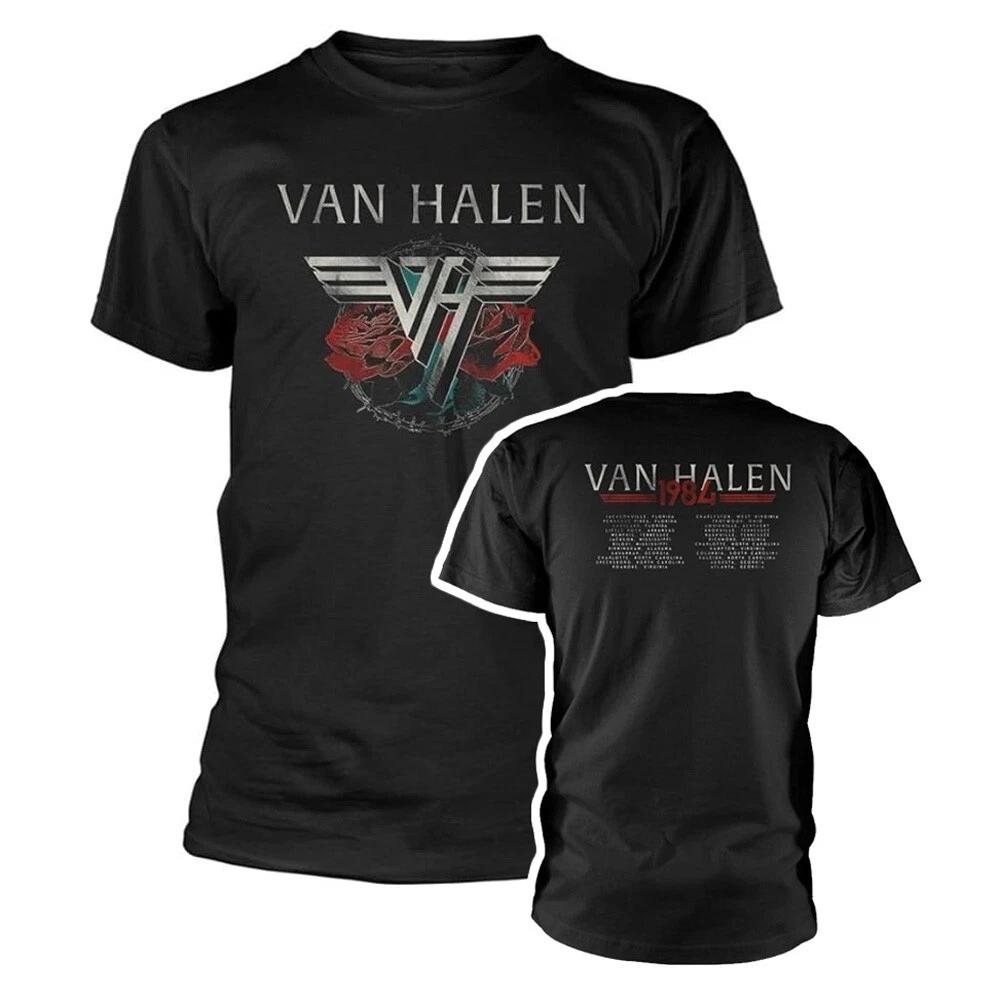Футболка Van Halen Тур 1984 Группа Новая Черная Официальная L