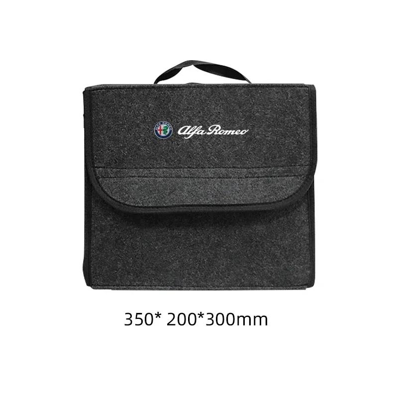 kpaxs9 Car Trunk Storage Box Organizer Foldable Stowing Tidying Container Bag For Alfa Romeo Sportiva Giulia Giulietta 159 156 Stelvio