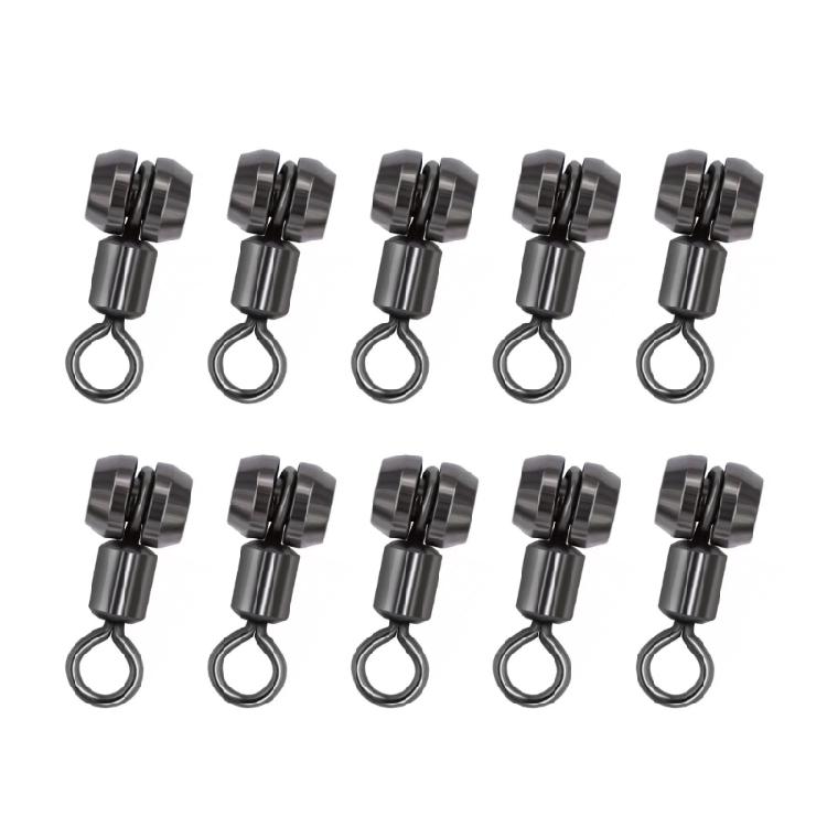 Rotation Line Swivels Fishing Swivels Fishing Rig Line Connector Saltwater Fishing Rolling Swivels Fishing Tackle