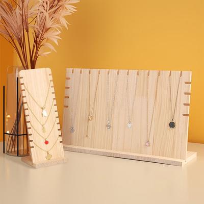 1pc Wooden Necklace Display Rack, Independent Jewelry Storage Rack, Bracelet and Pendant Holder, Jewelry Rack