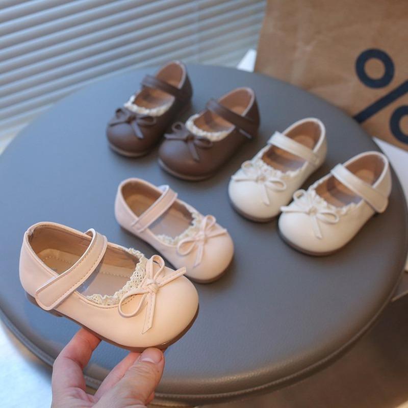 Girls' New Style Children's Soft-soled Baby Shoes with Round Soles, Single-sole Shoes
