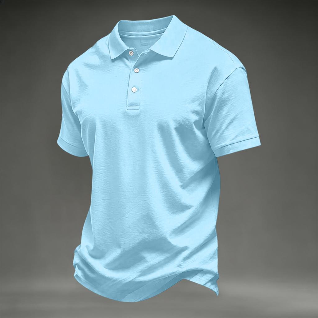 Men's Color Short Sleeve T-Shirt Casual Loose Fit Breathable Tee