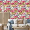 Graffiti wallpaper in various colors for living room and bedroom 50x1000