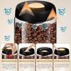 Vacuum Coffee Canisters with Airtight Lids  for Coffee, Borosilicate Glass Mason Jars Vacuum Sealer Kit for Tea, Beans,Sugar
