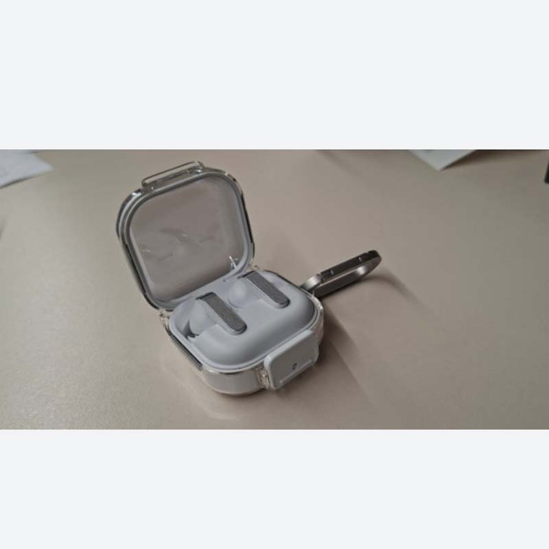 Samsung Capa Transparente Original com Clipe e Mosquetão para Galaxy Buds4|Buds 4Pro