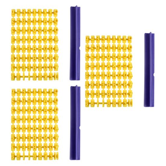 Alphabet Clay Stamp Set DIY Baking Tools for Cookies Fondant Pottery 26 Letters Symbols Numbers Embosser Stamps Creative Crafting Kit