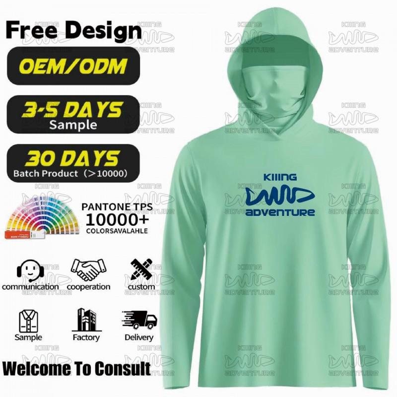 Ultra-Light Fishing Sun Protection Jacket With Face Cover Breathable UV-Blocking Outdoor Gear Men