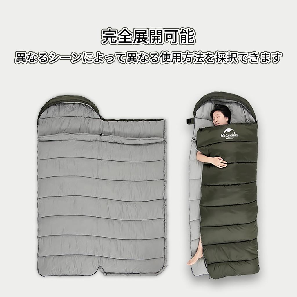 Naturehike Sleeping 1 Person Expandable Comfortable Temperature to Perfect for Fall and Winter Car Emergency and Guest with Storage Bag for Outdoor