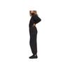 Adidas Originals Solid Color Zip Collar Long Sleeve Jumpsuit Women Jumpsuit Black HG6682