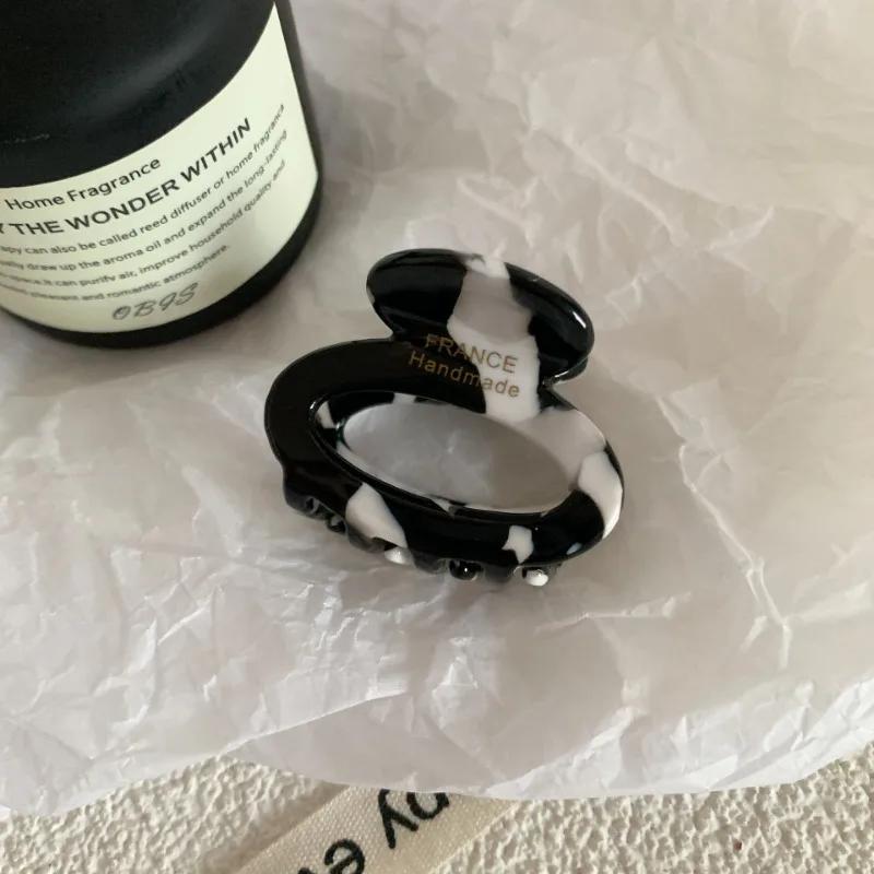 Vintage Oval Perlen Haarspange für Frauen Elegant Große Haarklammer Haarkrabbe Kopfschmuck Haaraccessoires