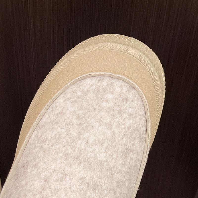 Autumn New Wool Short Tube Color Matching Snow Boots Women's Foreign Trade Thick-soled Plush Warm Thickened Cotton Shoes