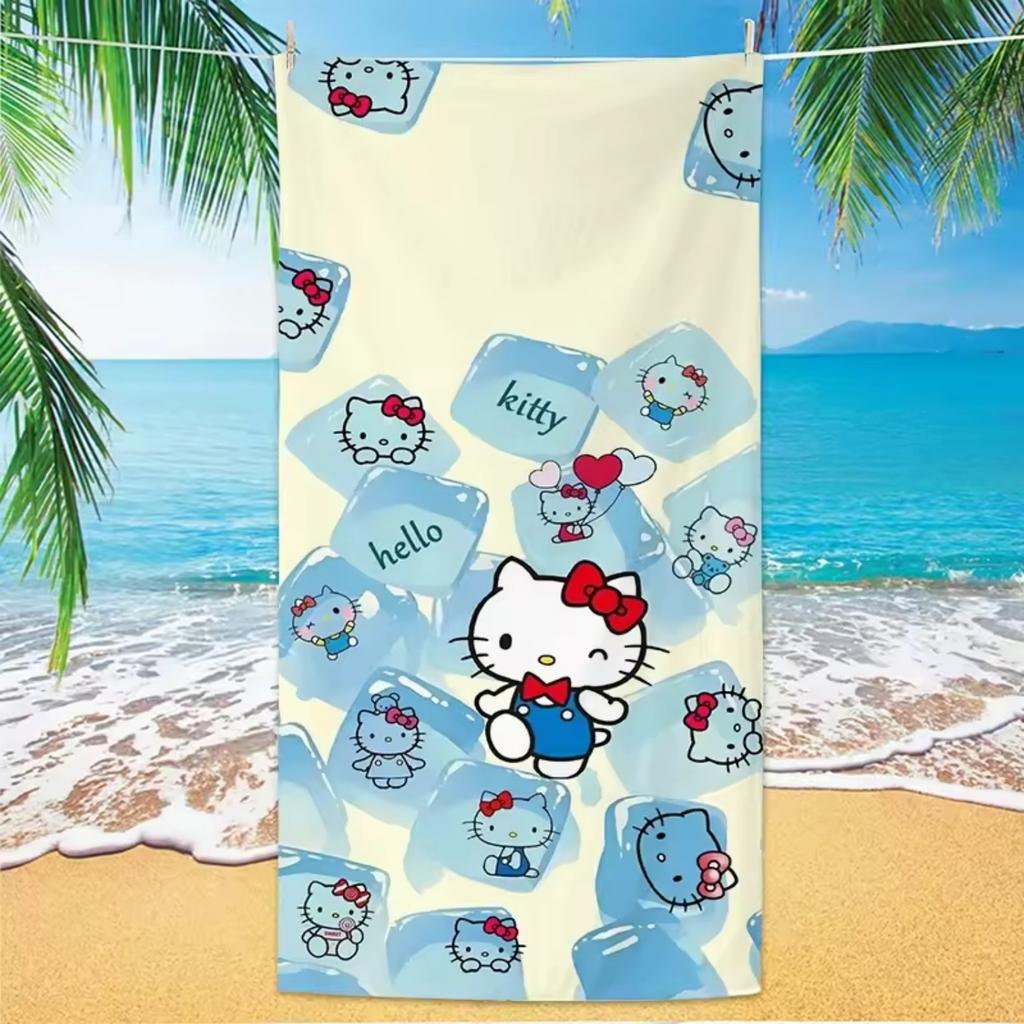 Sanrio quick-drying towel, microfiber Sailor Moon My Melody beach towel,Beach Essentials Accessories