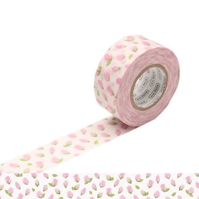Masking Tape MT 2,5 cm PACK boutons de roses - flower bud - Masking Tape (MT) Multicolore - Assort.