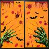 Halloween Decoration Blood Handprint Pumpkin Stickers Halloween Shopping Mall Window Scene Decoration Ghost Hand Spider Stickers