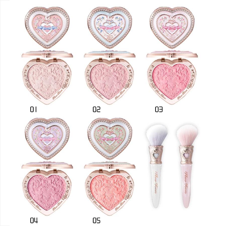 Flower Knows Garden Collection Lip Cream Blusher Air Cushion CC Cream Liquid Foundation Fruity Perfume Makeup Gift Box 10pcs