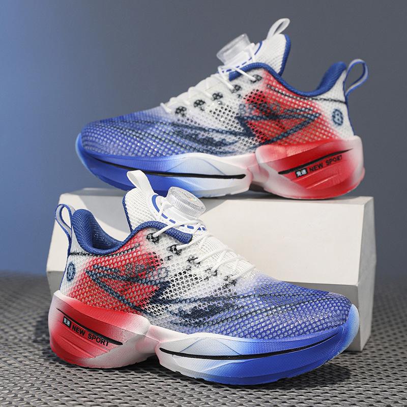 

New summer boys shoes children s sports shoes primary school students lightweight professional carbon board running shoes 40