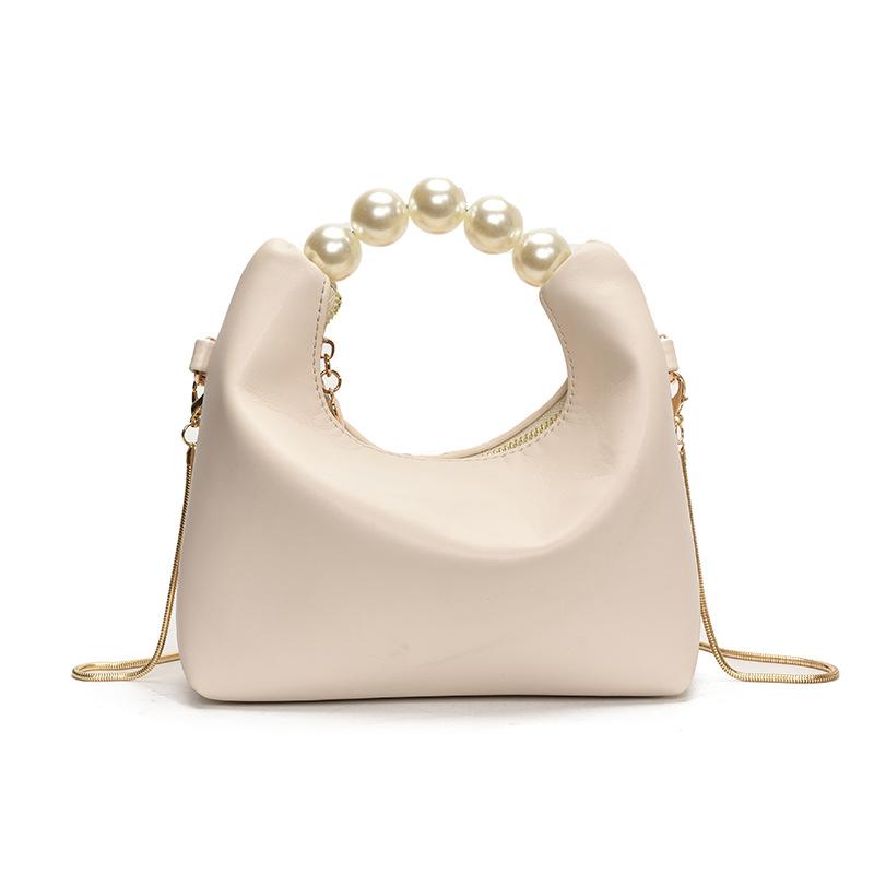 High-end Pearl Handbag 2025 New Summer Fashion Niche Chain Bag Women's Shoulder Crossbody Bag
