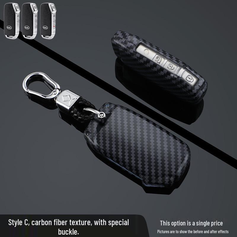 Key Cover for Kia K3, Sportage, K5, K2, Seltos, Niro, KX3, KX5 - Folding Car Shell & Buckle