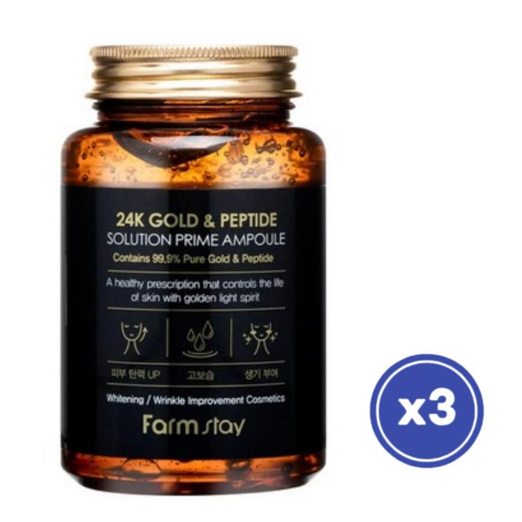 Farmstay 24K Gold & Peptide Solution Prime Ampoule 250ml