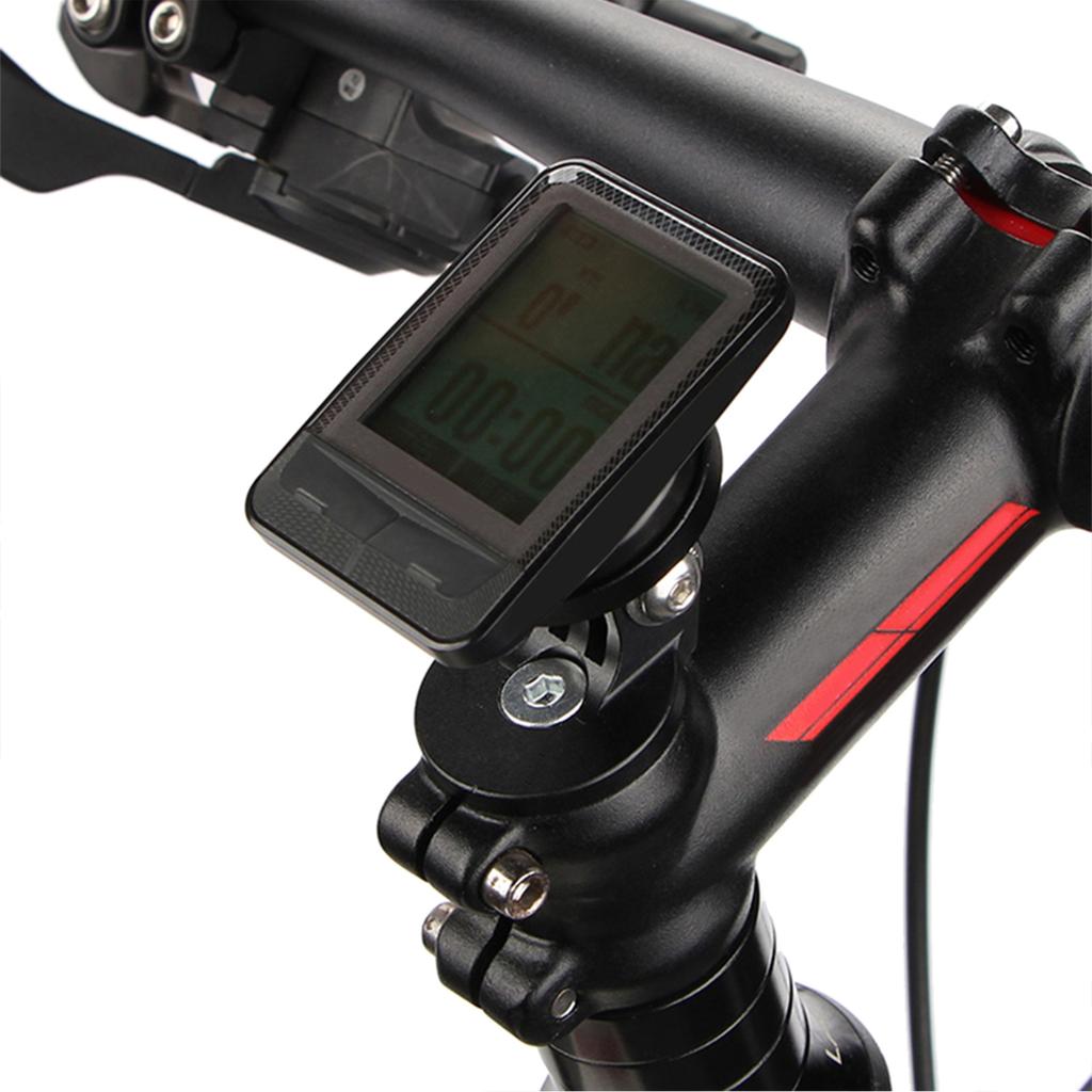 Adjustable Bike Stem Top Cap Mount Holder with 4 Adapters for Garmin for Bryton for Cateye for Wahoo Cycle Computers
