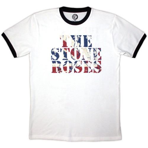 The Stone Roses Unisex Adult Tour 2013 Ringer Back Print T-Shirt