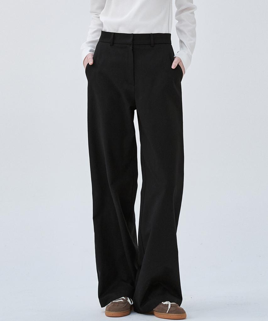Marop 2171 Stretch Lightweight Wide Pants (Black)