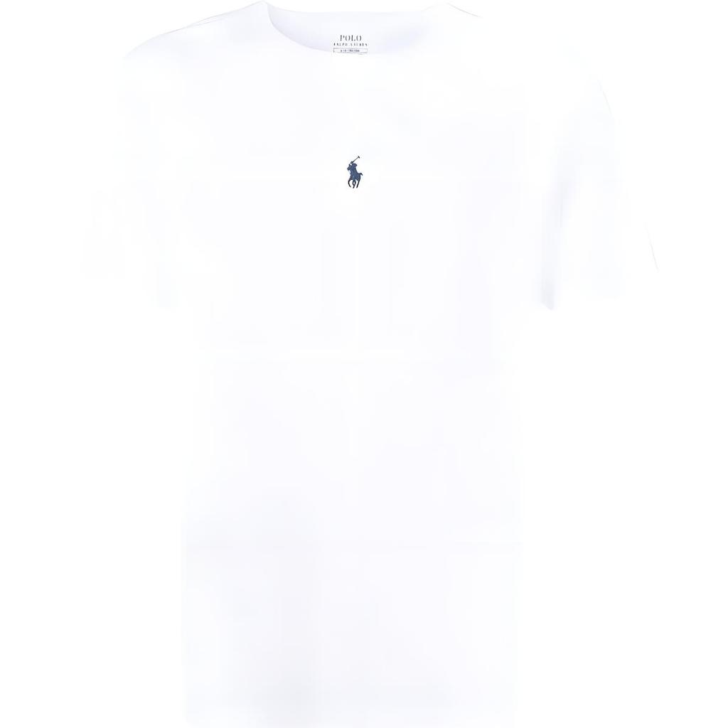 Polo Ralph Lauren Ss22 Solid Color Crew Neck Short Sleeve T-Shirt Men Tops White 710839046-002