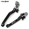 RM 125 For SUZUKI RM125 2004 2005 2006 2007 2008 Motorcycle Accessories Motorcoss Dirt Bike Pivot Foldable Brake Clutch Levers