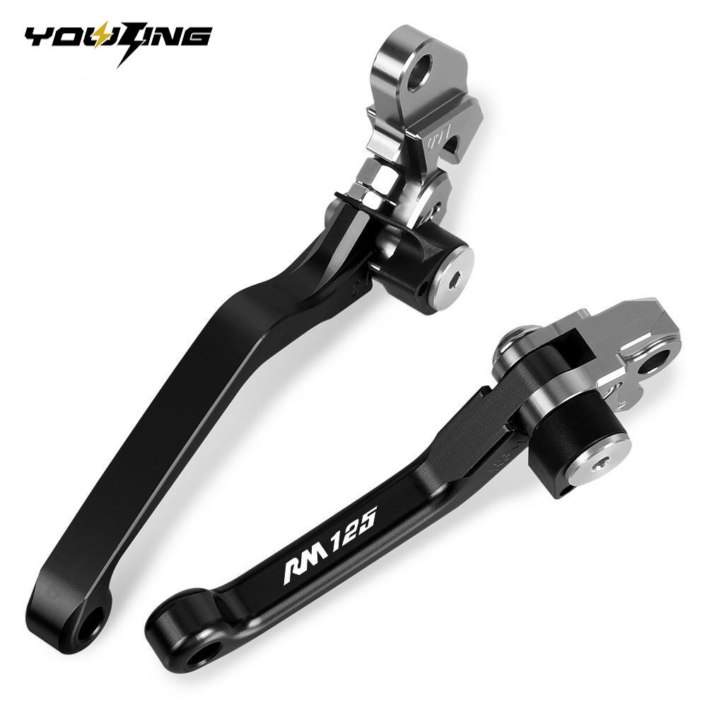 RM 125 For SUZUKI RM125 2004 2005 2006 2007 2008 Motorcycle Accessories Motorcoss Dirt Bike Pivot Foldable Brake Clutch Levers