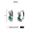 1PAIR Earrings men's high-end sense trend ruffian handsome snake single  cold wind boys earrings