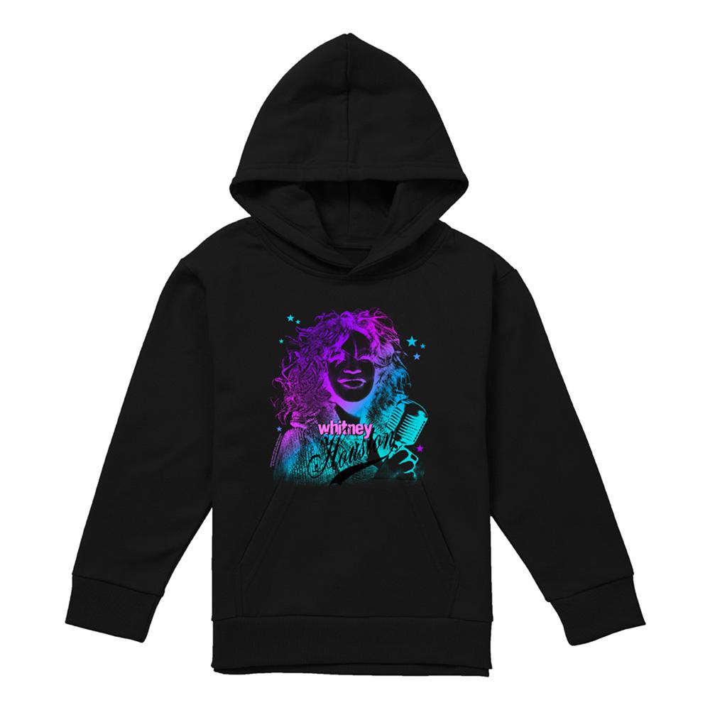 Whitney Houston Childrens/Kids Colour Blend Logo Heather Pullover Hoodie