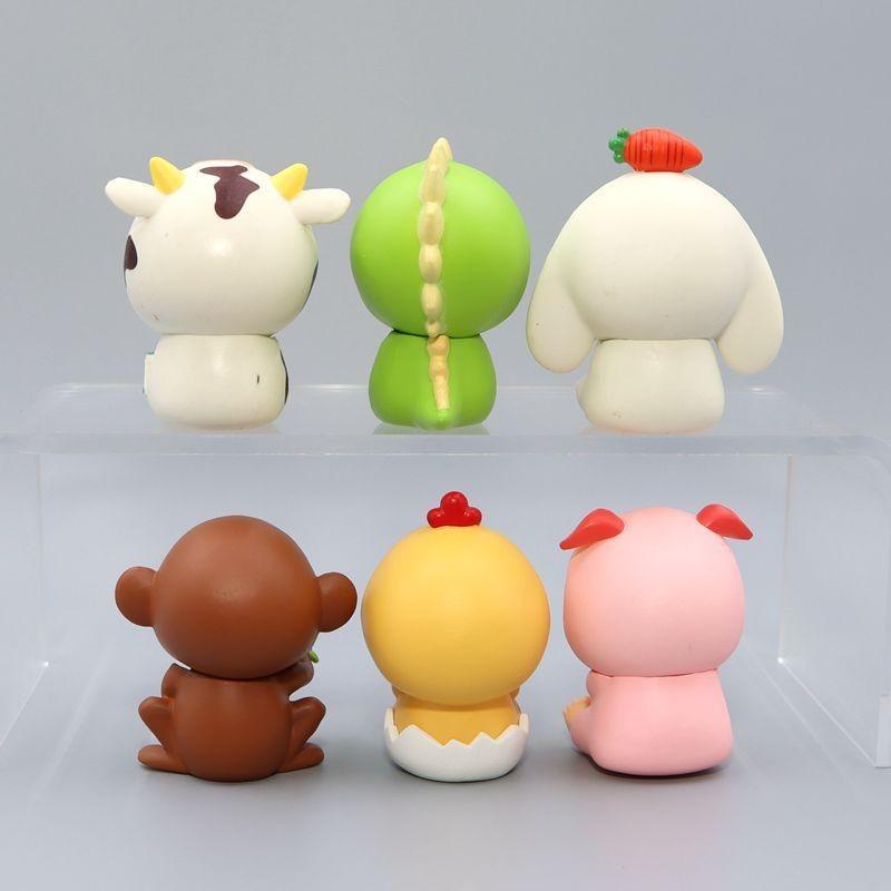 Adorable Pvc Anime Cartoon Crayon Shin-chan Animal Figurines Set Of 12