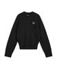 Imiseu (W) Heart Logo Pullover-Black